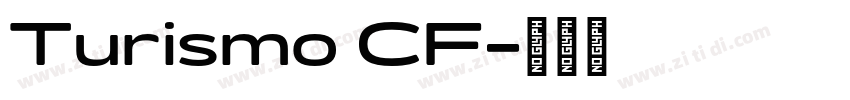 Turismo CF字体转换